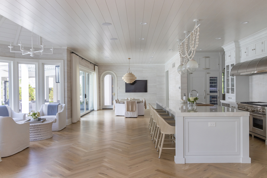 Open floor plan kitchen remodel