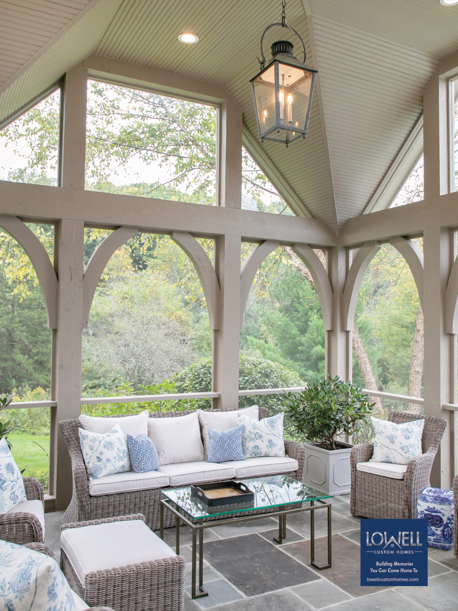 Lowell Custom Homes indoor outdoor