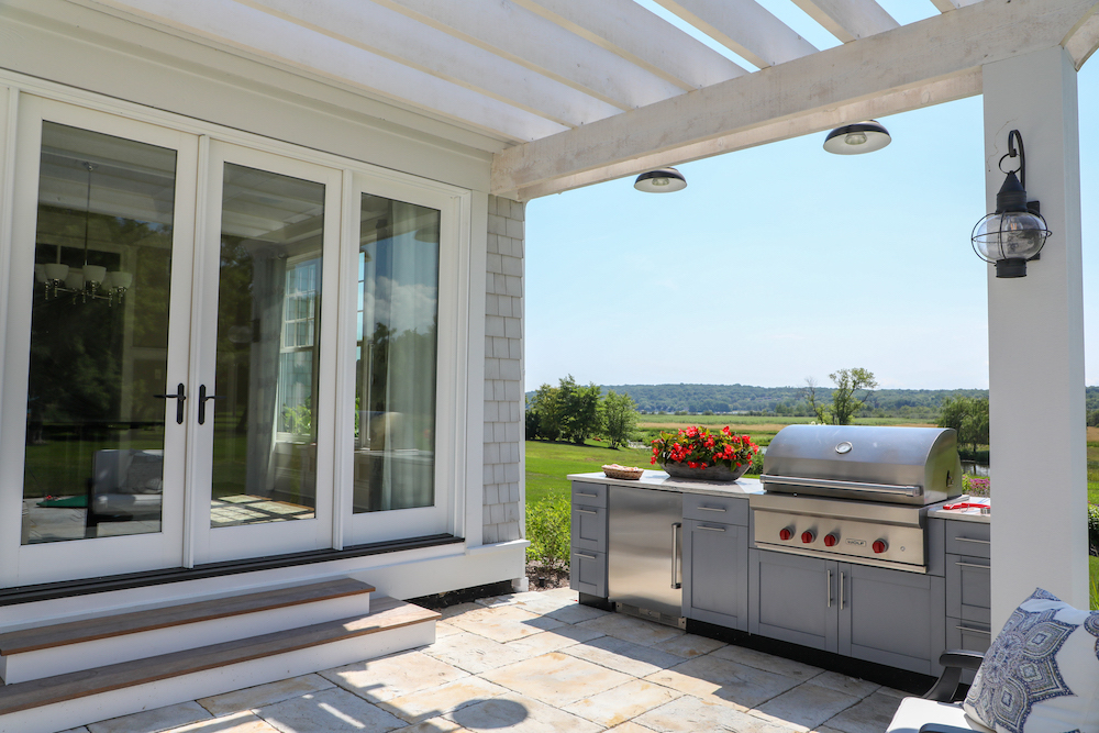 Backyard resort outdoor kitchen