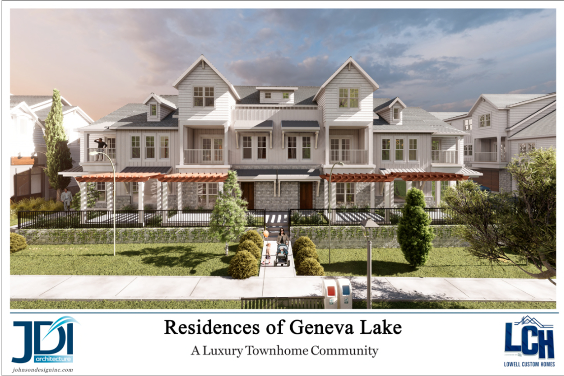 Luxury Townhomes on Geneva Lake by Lowell Custom Homes 